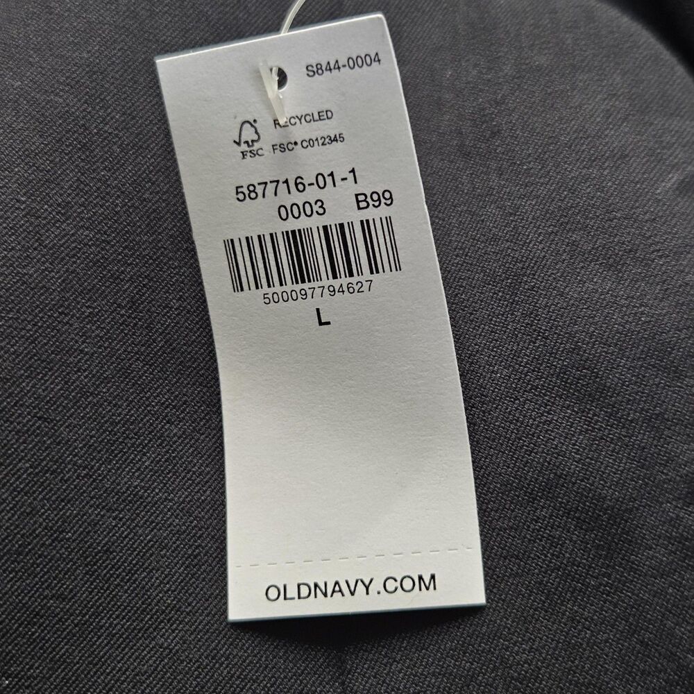 Old Navy Blazer Womens Large Black Single Button Lined Workwear Career Office - Picture 2 of 8